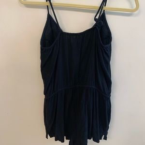 Black Pattern Romper